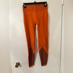 Adidas orange leggings